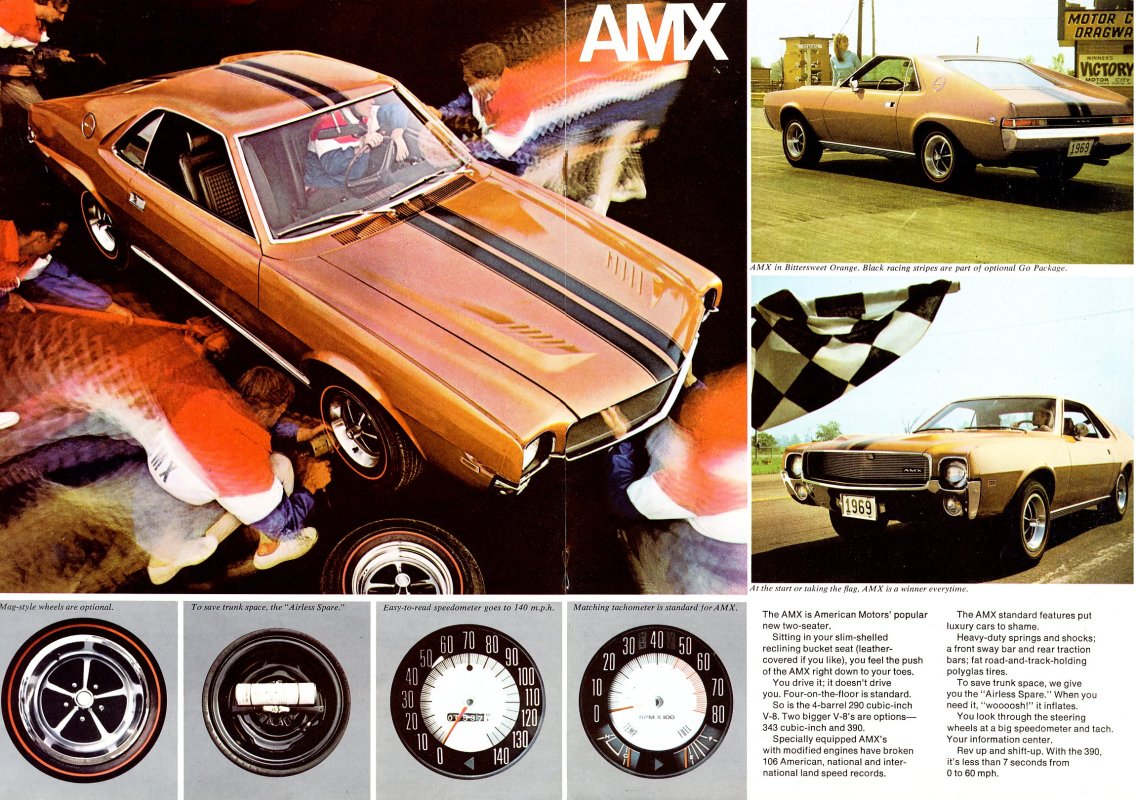 Javelin/AMX 1969 Sales Brochure p3