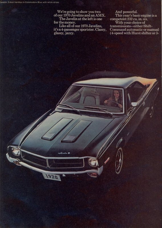 1970 AMC Sales Brochure page 10