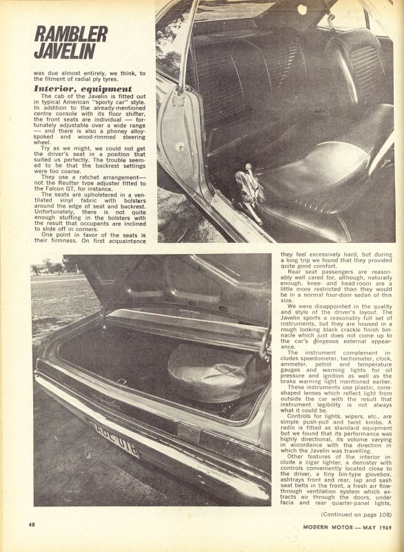 Modern Motor May 1969 page 4