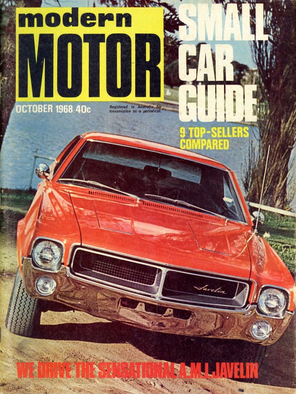 Modern Motor October 1968 cover
