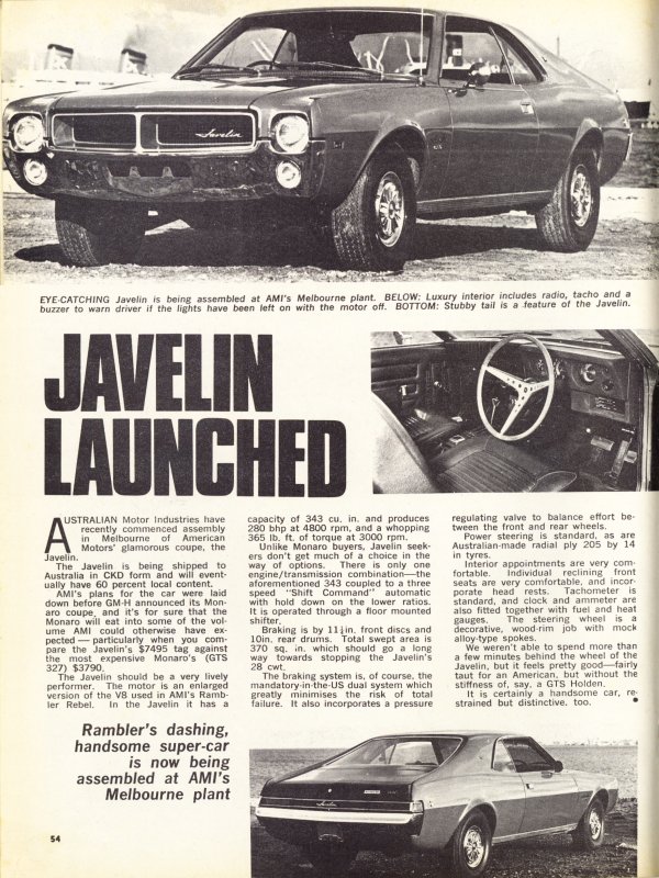 Modern Motor October 1968 page 1