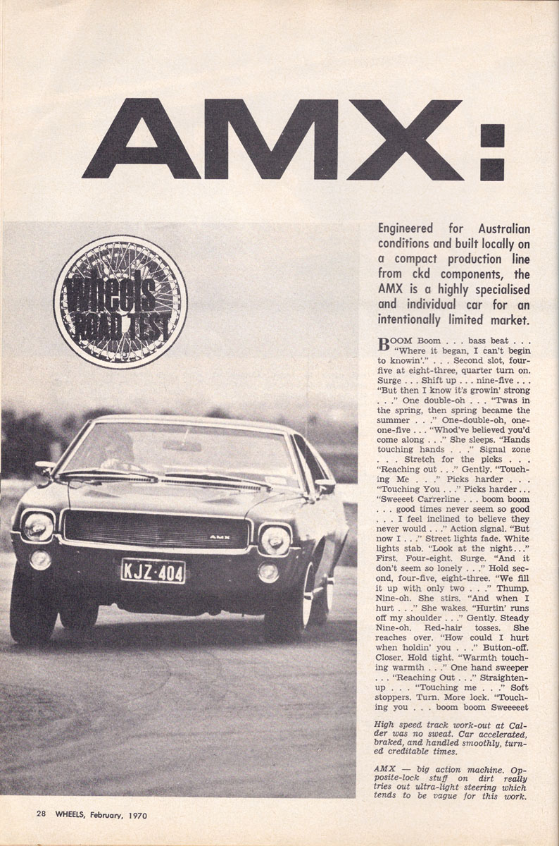 Wheels Magazine February 1970 page 1
