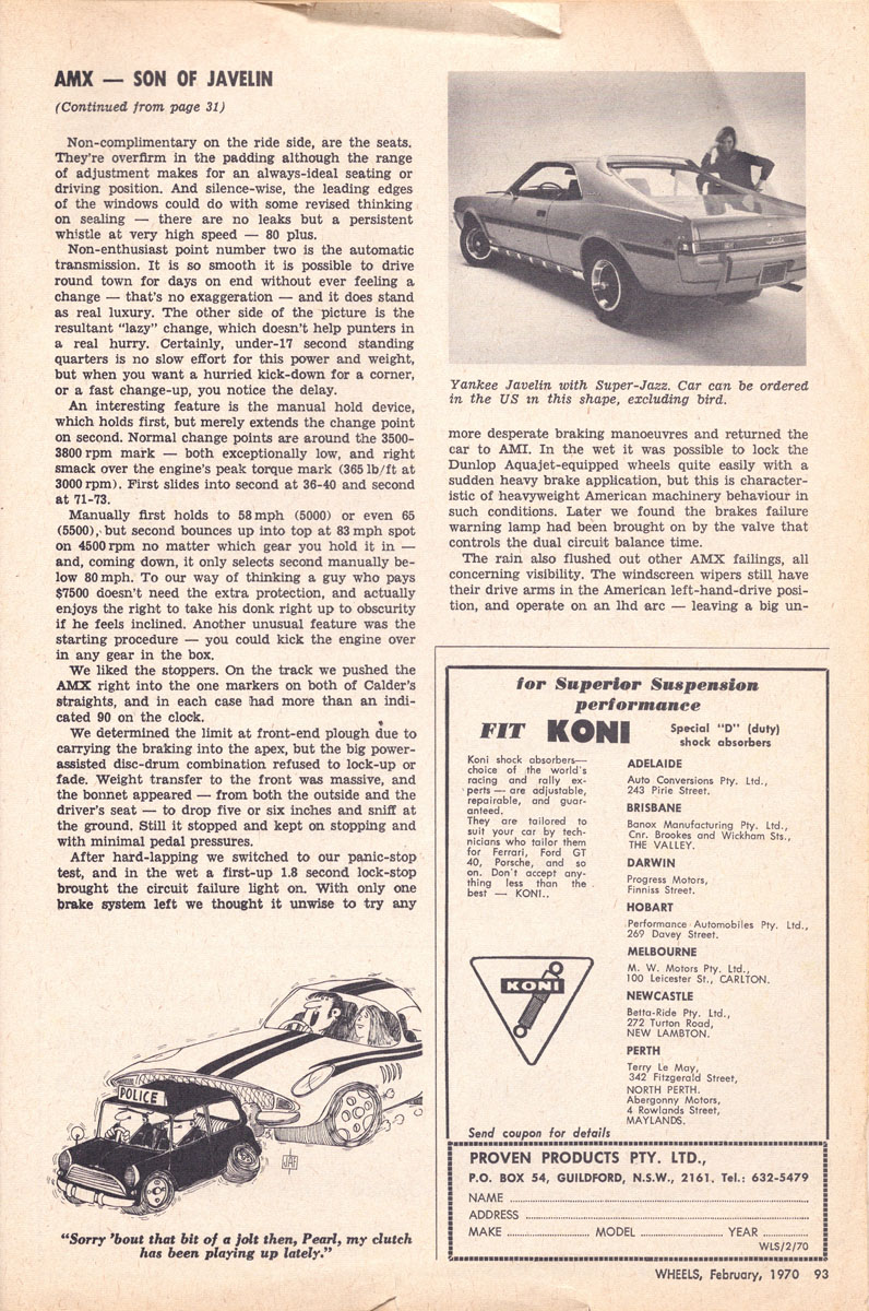 Wheels Magazine February 1970 page 5