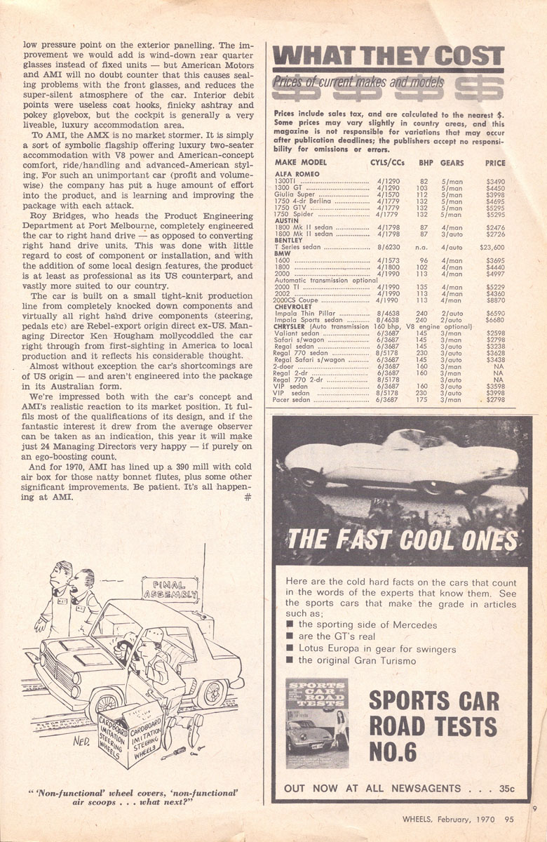 Wheels Magazine February 1970 page 7
