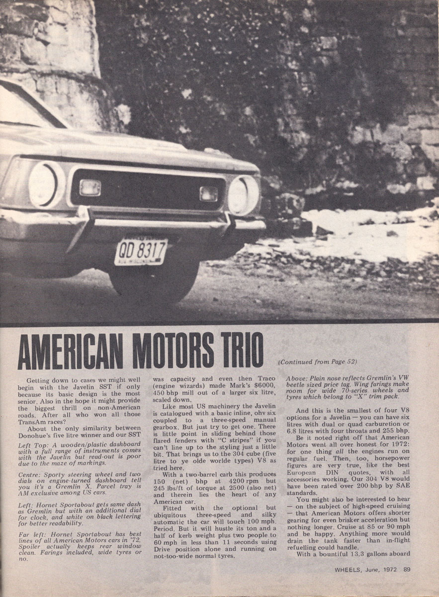 Wheels Magazine June 1972 page 4