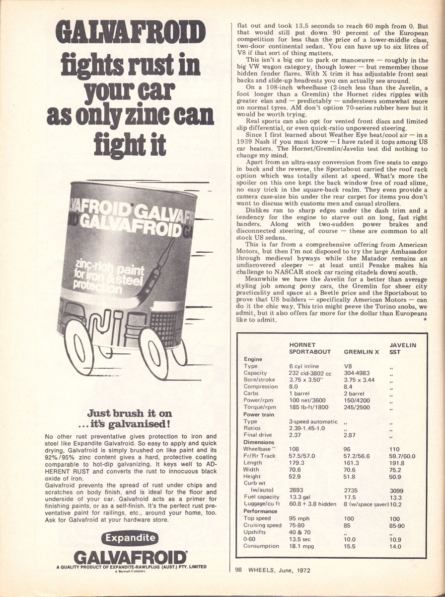 Wheels Magazine June 1972 page 6