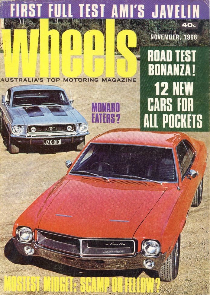 Wheels Magazine November 1968 cover